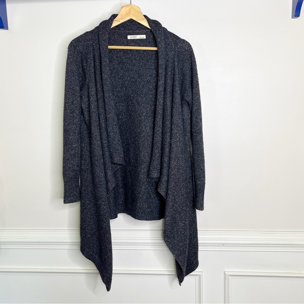 Old Navy Gray Drape Open Cardigan Size M‎